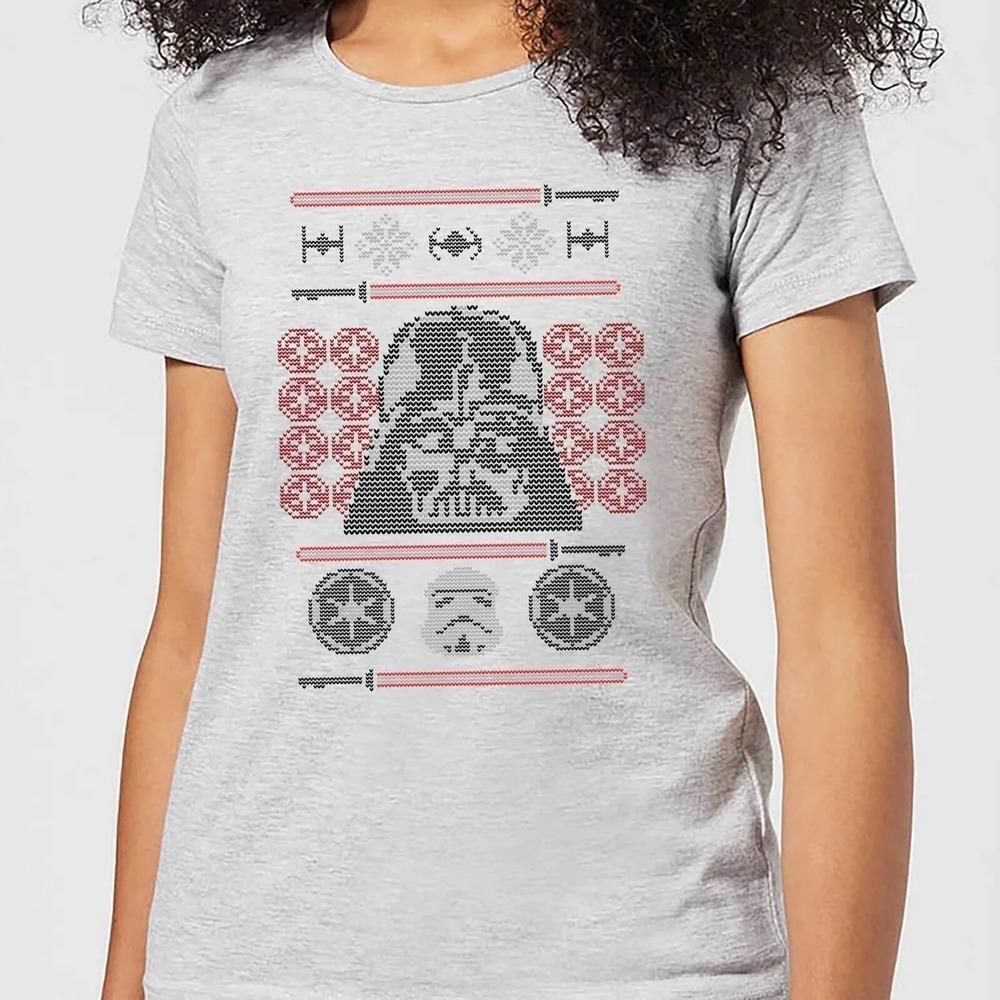 Star Wars Darth Vader Face Knit Retro Movie Fan Unisex T-Shirt